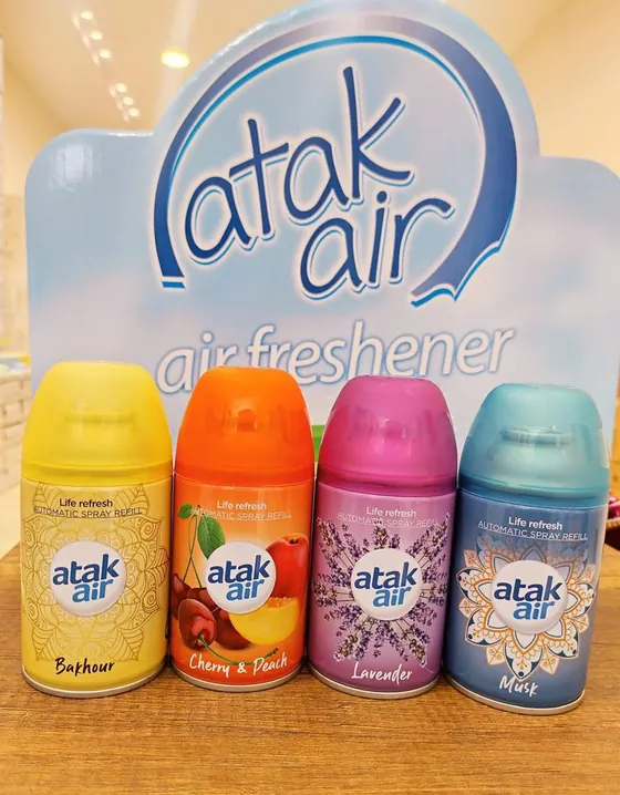 عبوات بديلة لمعطرات Atak بعدة روائح